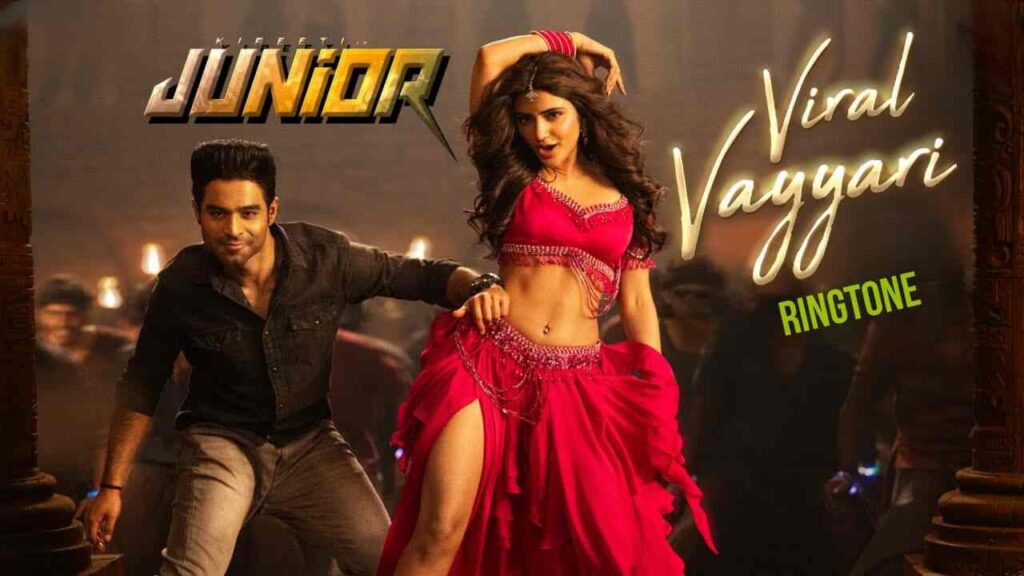 Viral Vayyari Ringtone Sreeleela & Kireeti - Junior
